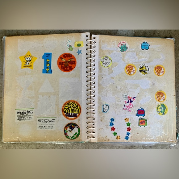 c. 1981 Vtg Spiral Bound Sticker Collection Album - Picture 9 of 16